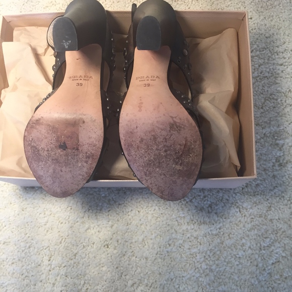 PRADA VITELLO VINTAGE EBANO - Picture 5 of 8